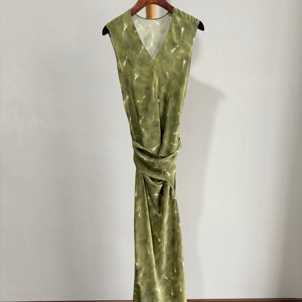 Cortana 2025 new silk wrap dress